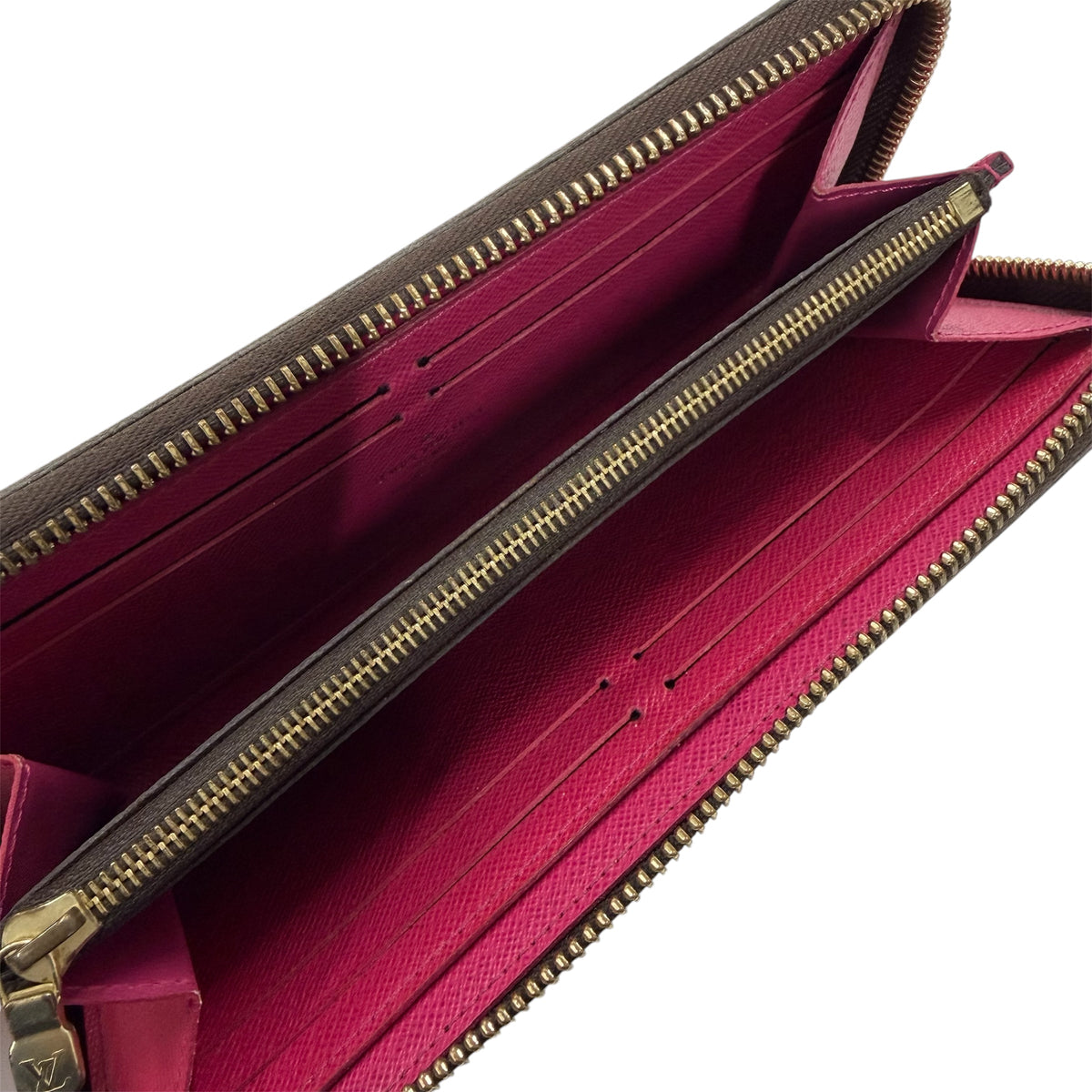 LOUIS VUITTON Long Wallet Brown/Pink M60742