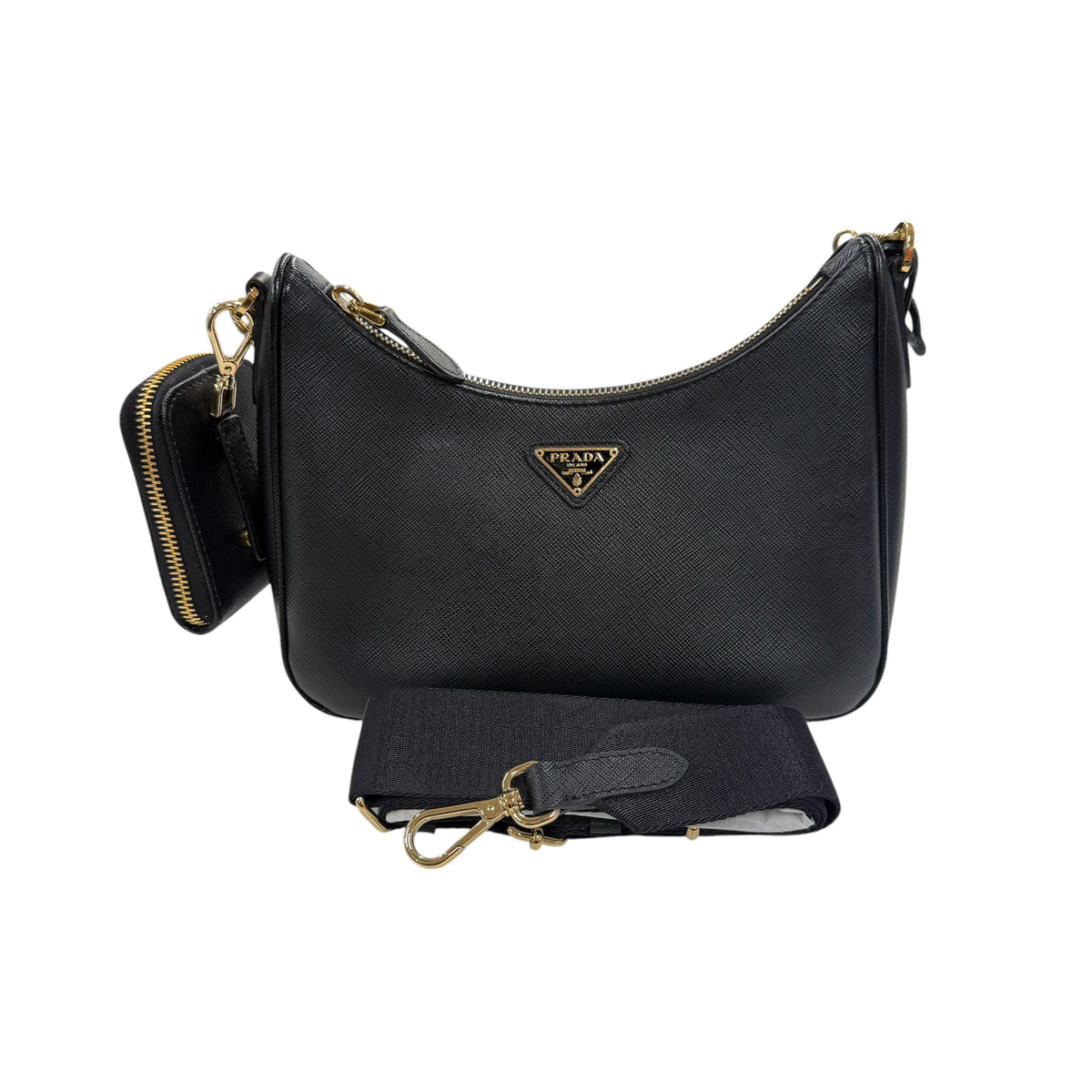 PRADA 2Way Bag  black 256RE-EDITION 1BC204