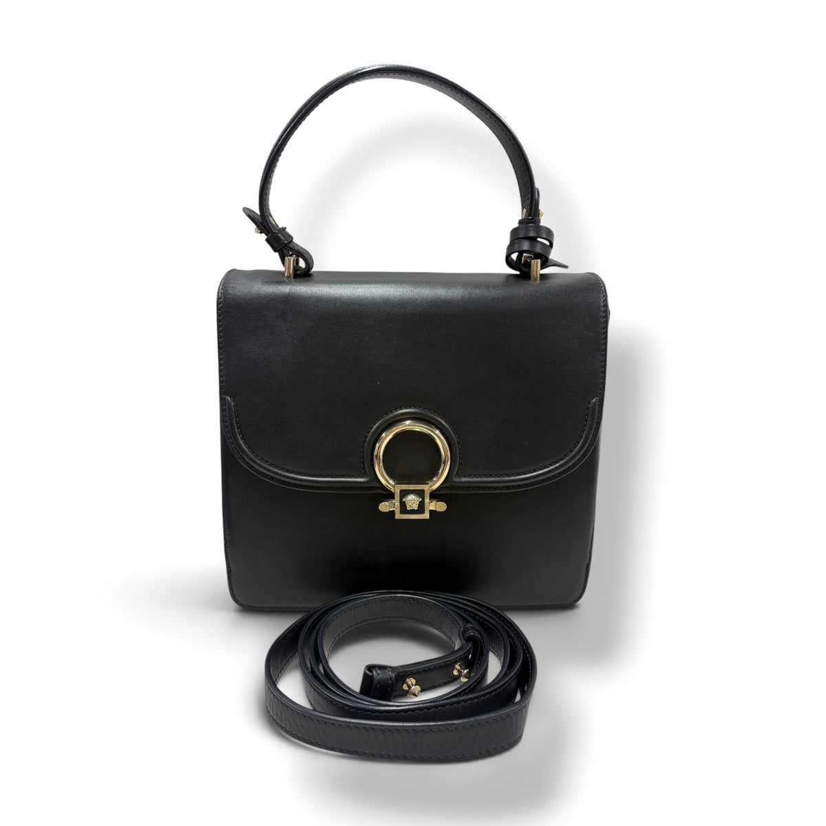 VERSACE 2WAY Bag DBFG065 DVIT9 Black Rank B