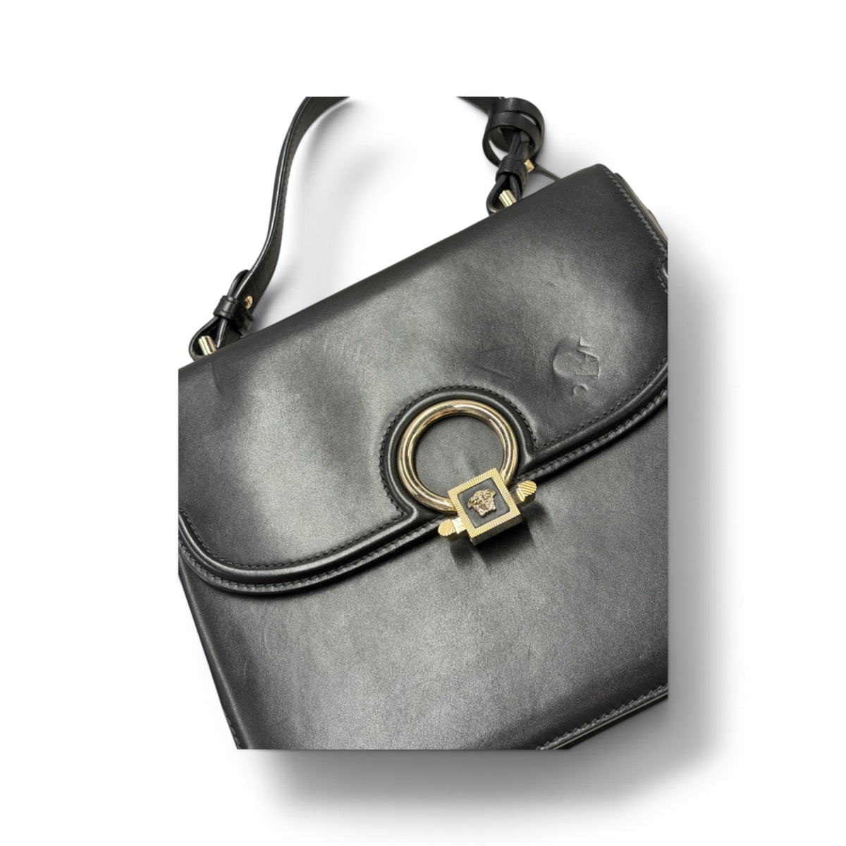 VERSACE 2WAY Bag DBFG065 DVIT9 Black Rank B