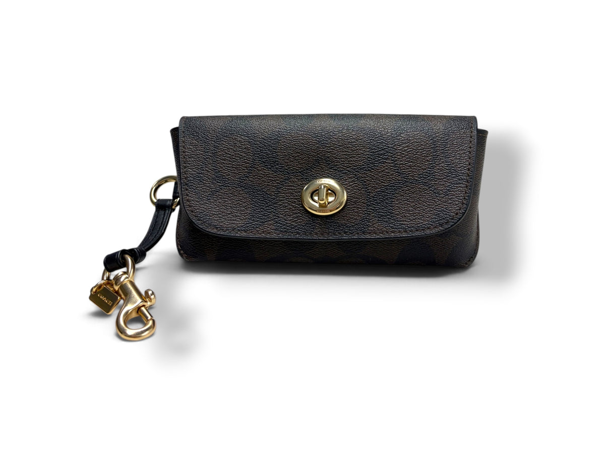 SUNGLASSES CASE COACH RANK9B0 BROWN 73639