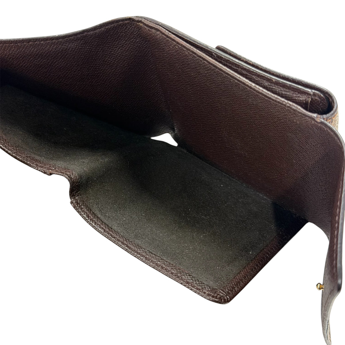 LOUIS VUITTON Two-fold Wallet Brown N61652