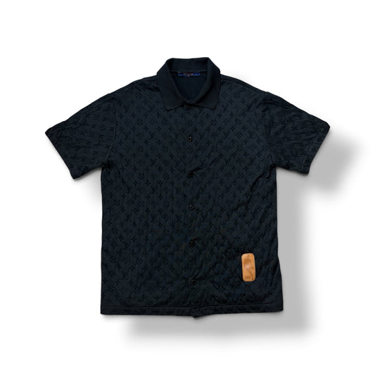 LOUIS VUITTON Polo Shirt Size M Mens Black Rank (B) RM212M DM1 HLY13W