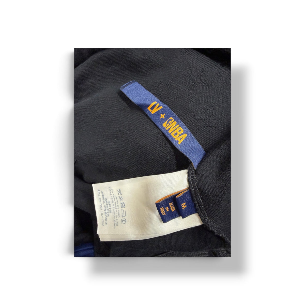 LOUIS VUITTON Polo Shirt Size M Mens Black Rank (B) RM212M DM1 HLY13W