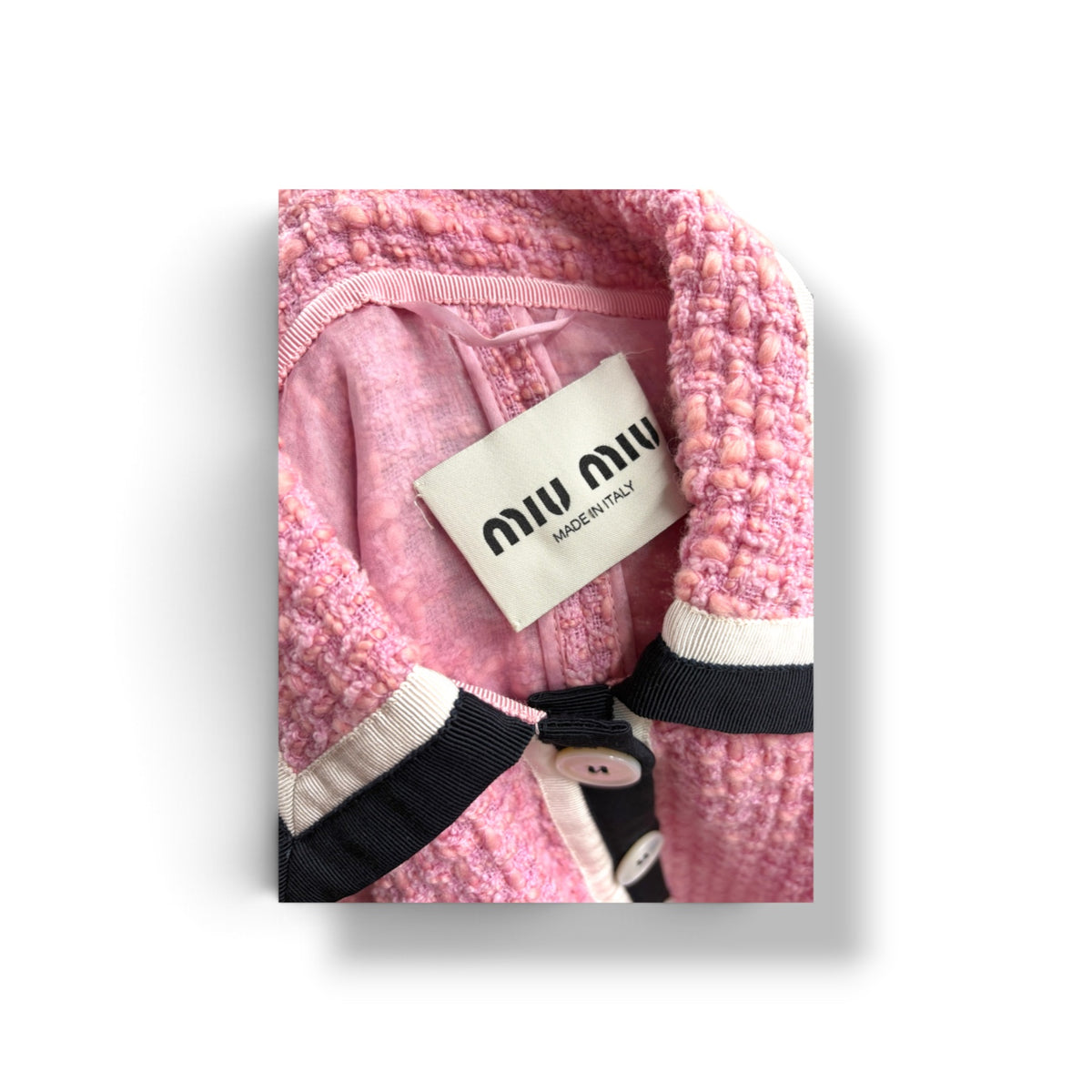 MIU MIU Jacket Size 38 Lady's Pink MH1793 11D1 *Tag Damage