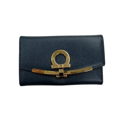 Ferragamo Key Case Navy IR-22 D151
