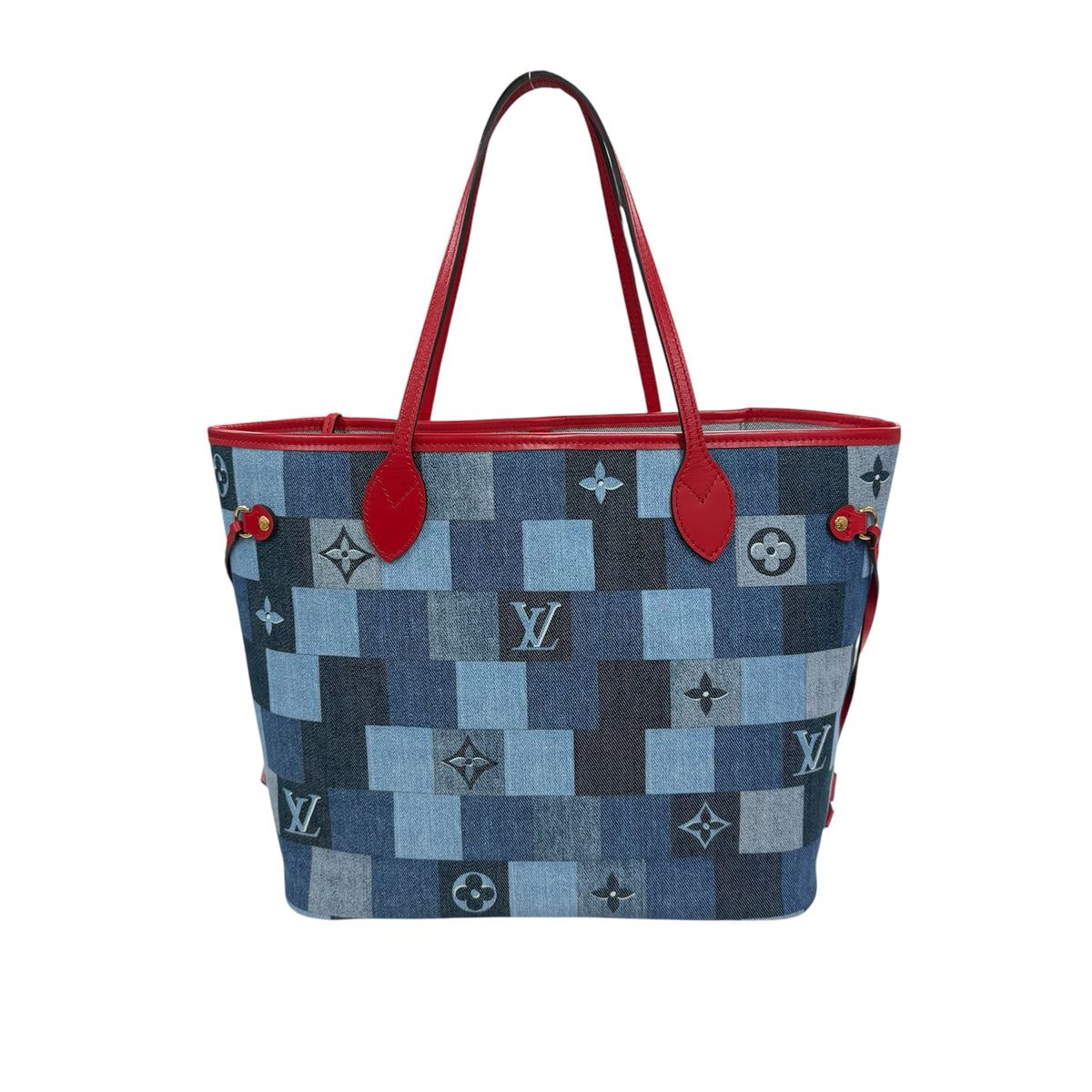 LOUIS VUITTON Tote Bag AR0260 Blue/Red M44981