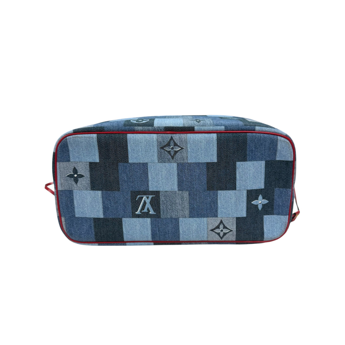 LOUIS VUITTON Tote Bag AR0260 Blue/Red M44981