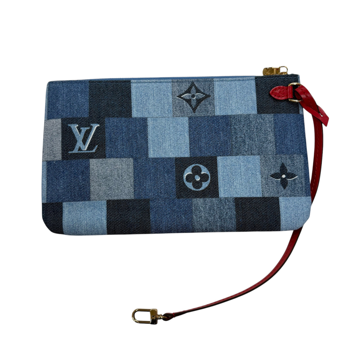LOUIS VUITTON Tote Bag AR0260 Blue/Red M44981