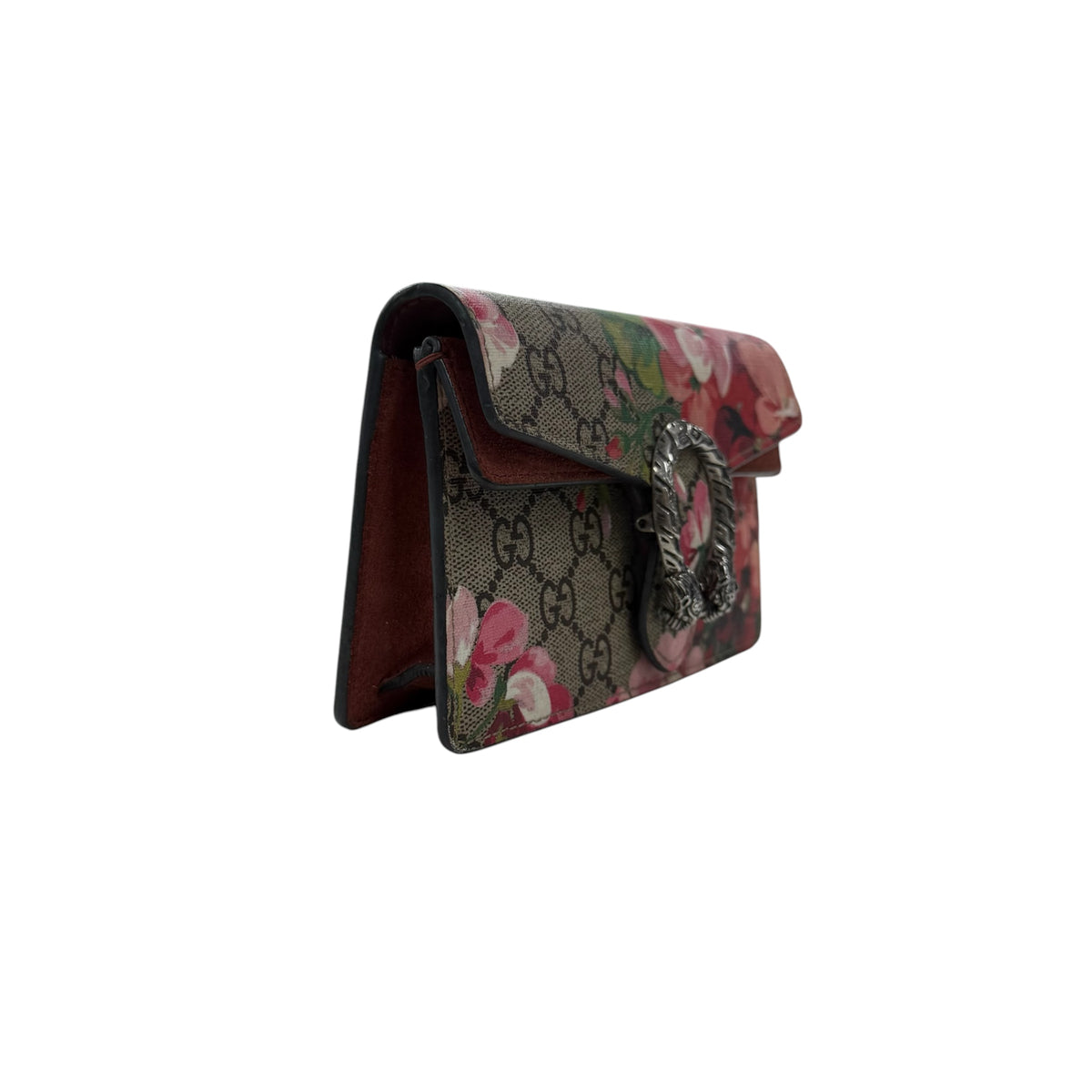 GUCCI Chain Shoulder Bag 0959 Dionysus GG Blooms Brown 476432