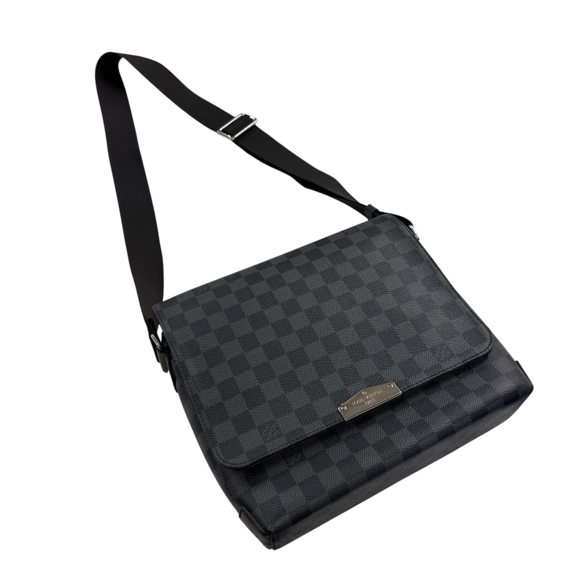 LOUIS VUITTON Messenger Bag NFC District PM Black N40349