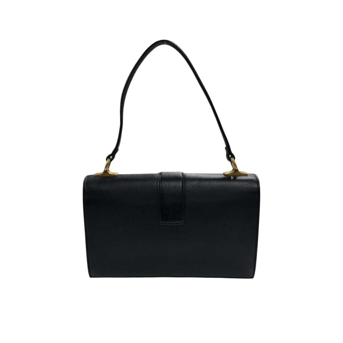 GUCCI Shoulder Bag Black/Gold 421997