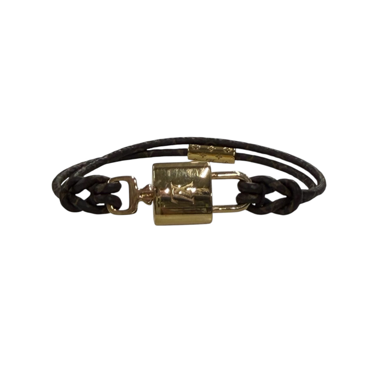 LOUIS VUITTON Bracelet Brown/Gold BC4294