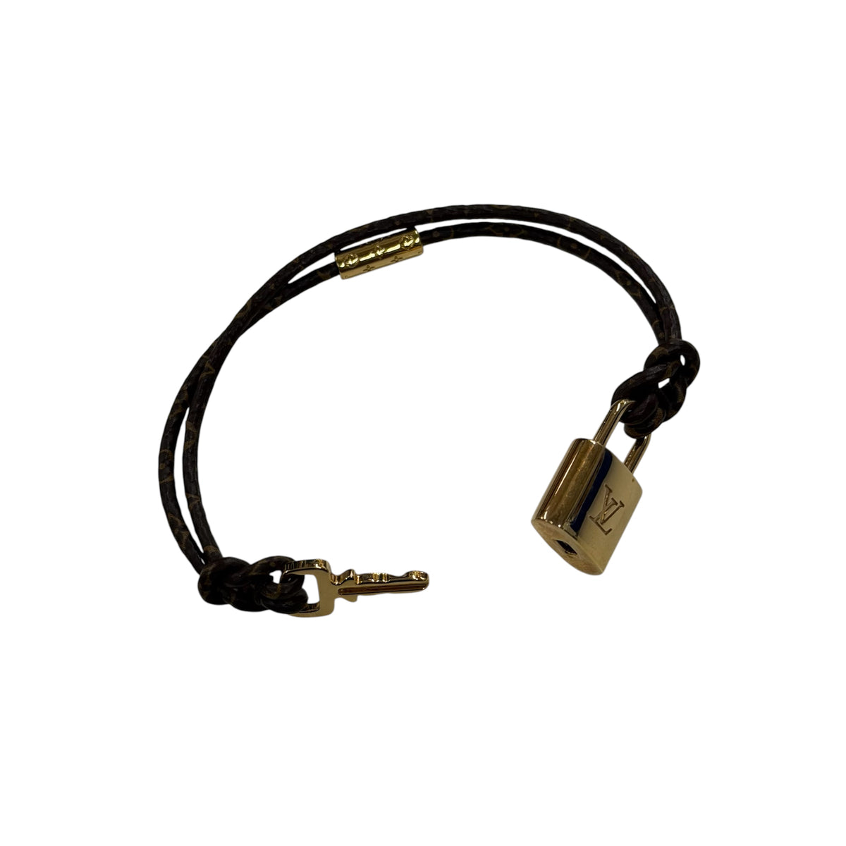 LOUIS VUITTON Bracelet Brown/Gold BC4294
