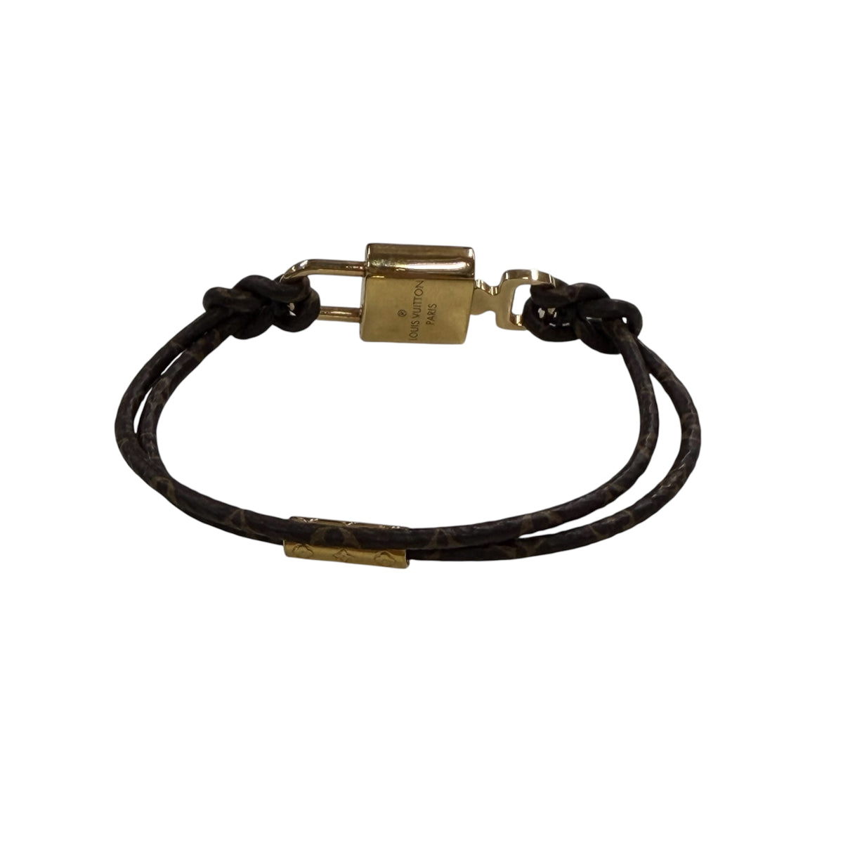 LOUIS VUITTON Bracelet Brown/Gold BC4294