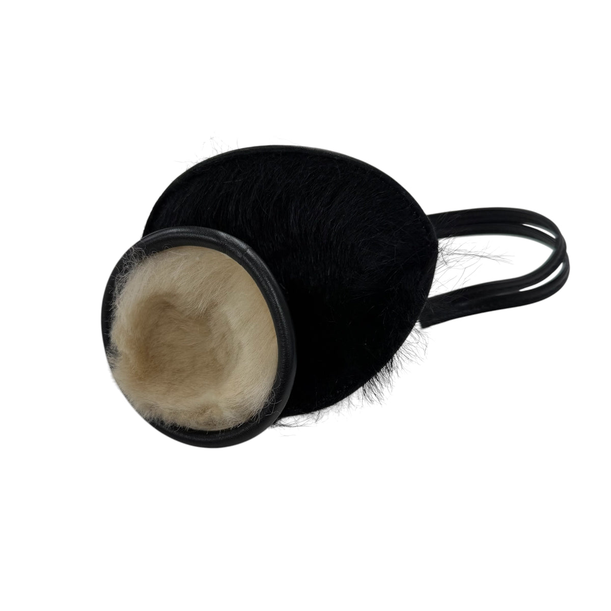 CELINE Bag Charm Furry Black