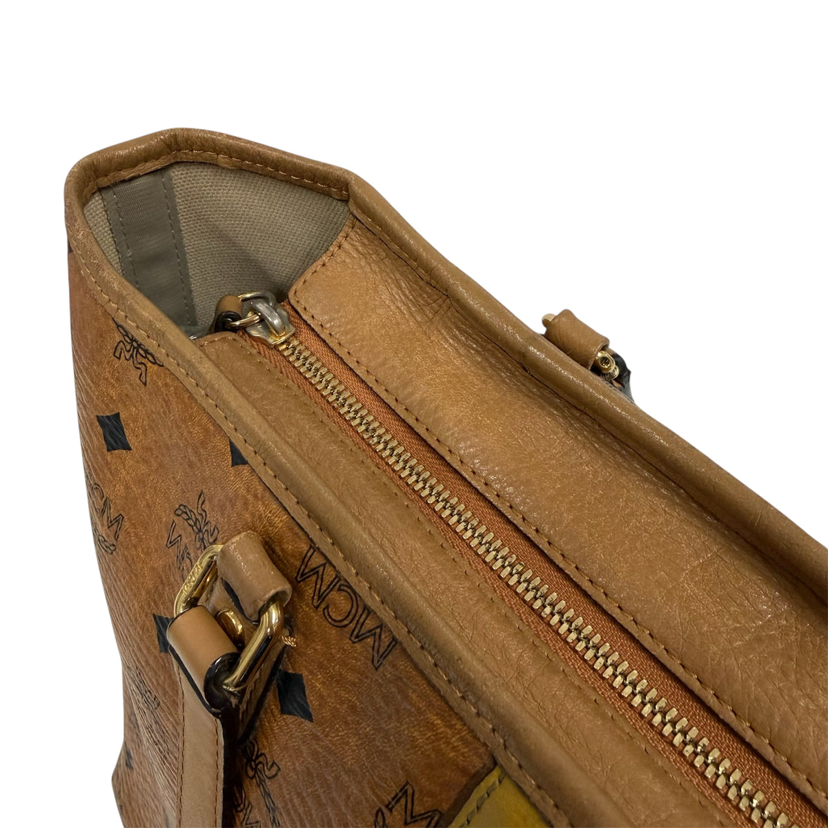 MCM Tote Bag Brown MWP1AVI03YM001