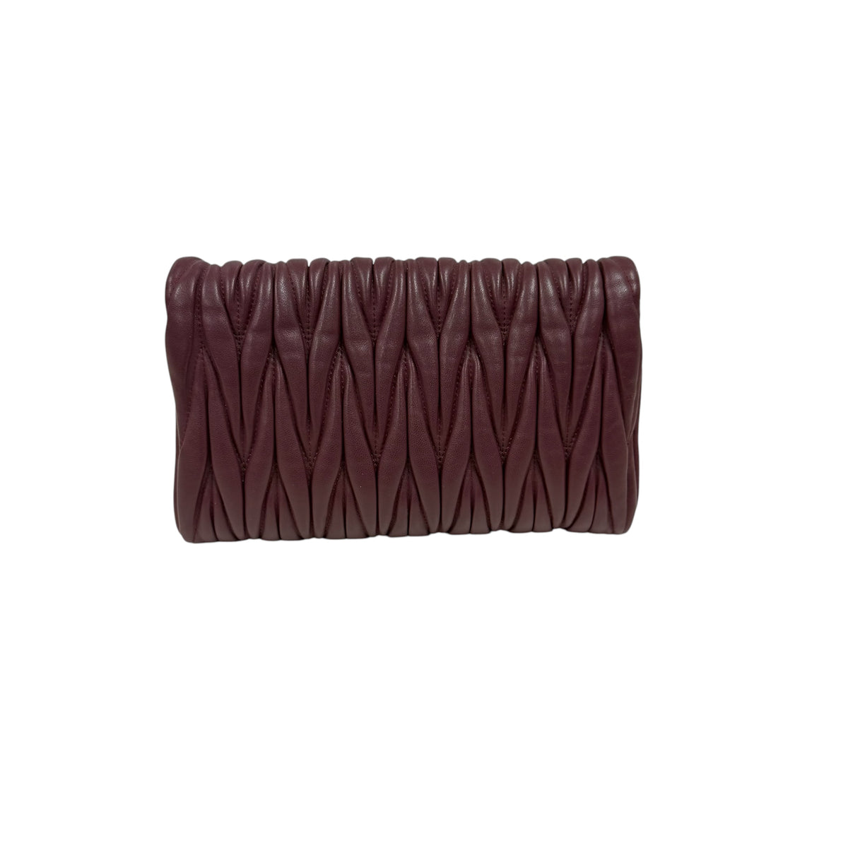 MIU MIU Shoulder Bag Matelasse Purple
