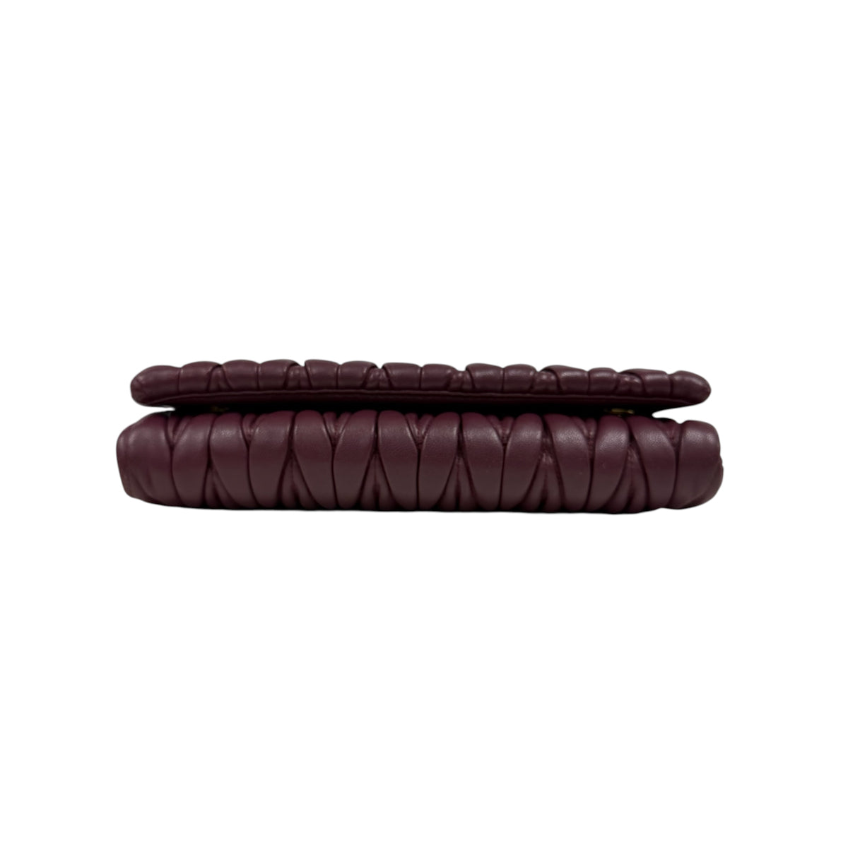 MIU MIU Shoulder Bag Matelasse Purple