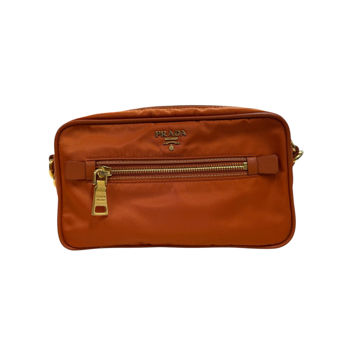 PRADA Shoulder Bag Orange 164