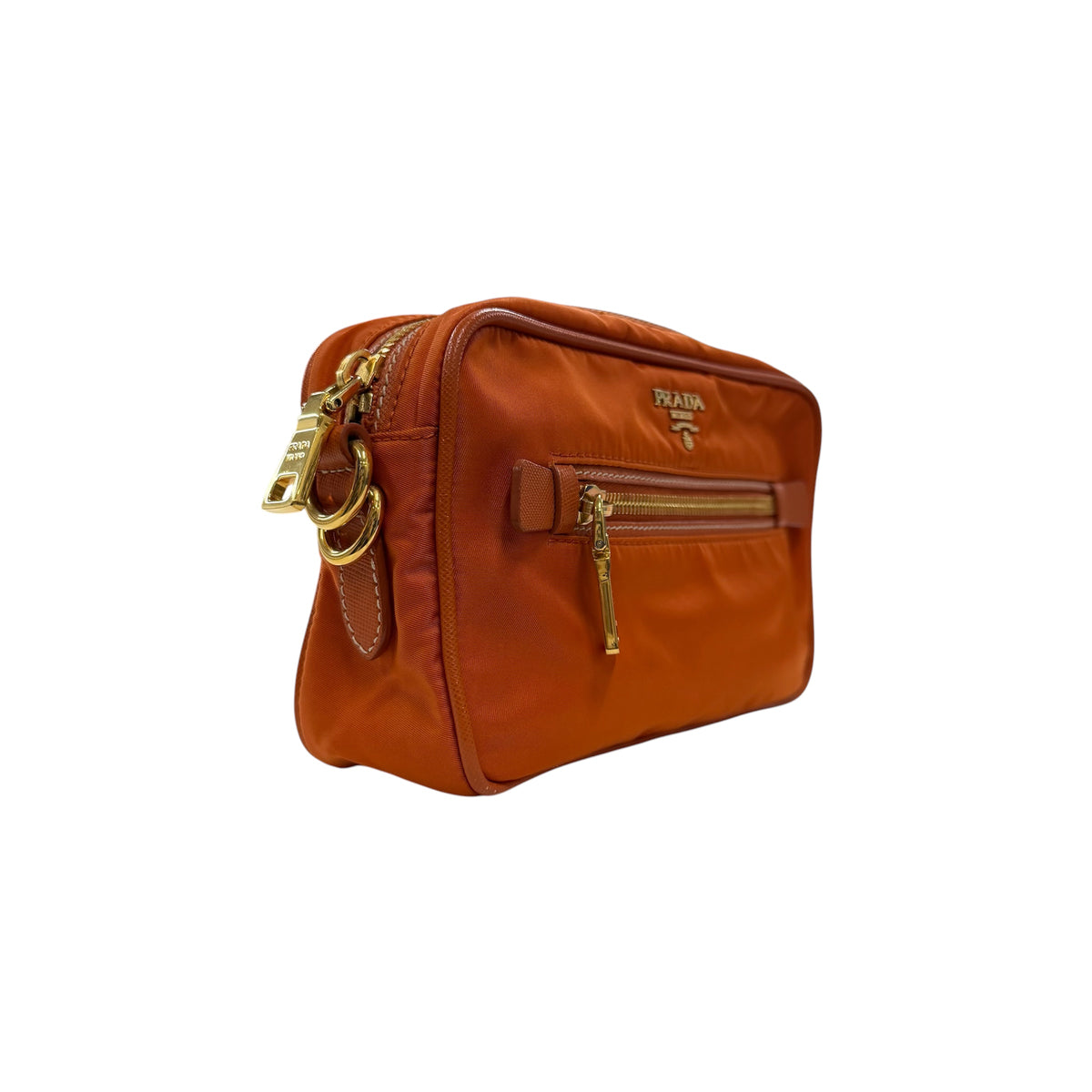 PRADA Shoulder Bag Orange 164