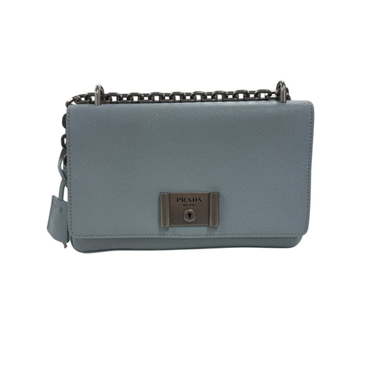 PRADA Messenger Bag Blue 117 1BD009