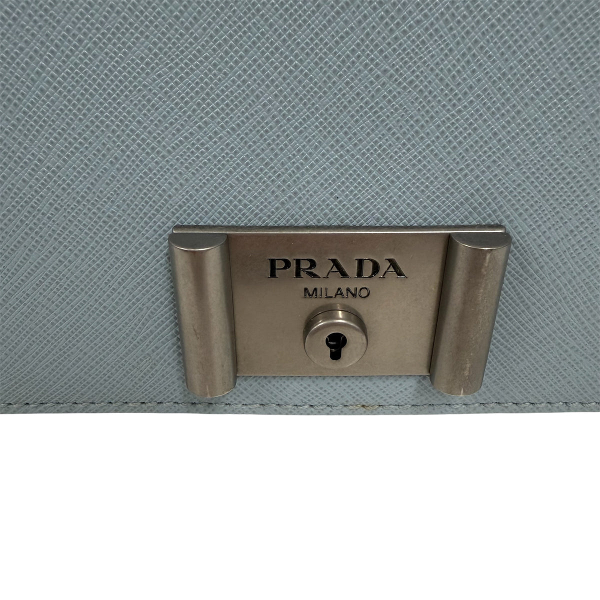 PRADA Messenger Bag Blue 117 1BD009