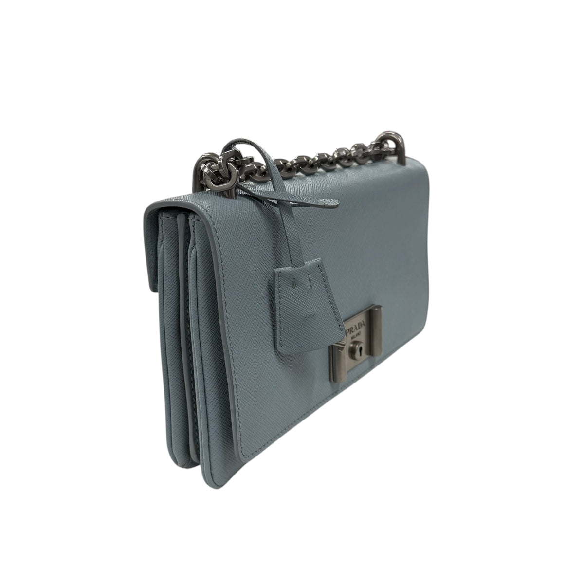 PRADA Messenger Bag Blue 117 1BD009
