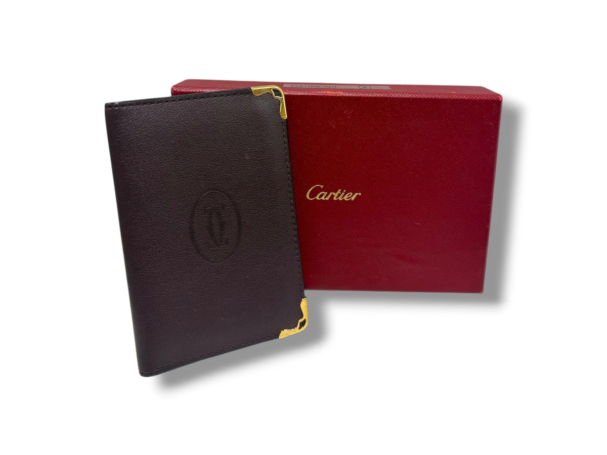 CARTIER CARD CASE L3001574 RANK(A) BURGUNDY