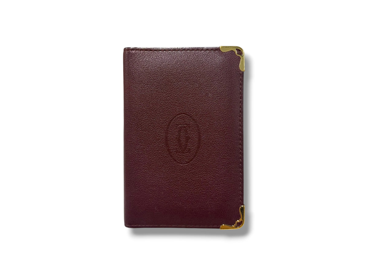 CARTIER CARD CASE L3001574 RANK(A) BURGUNDY