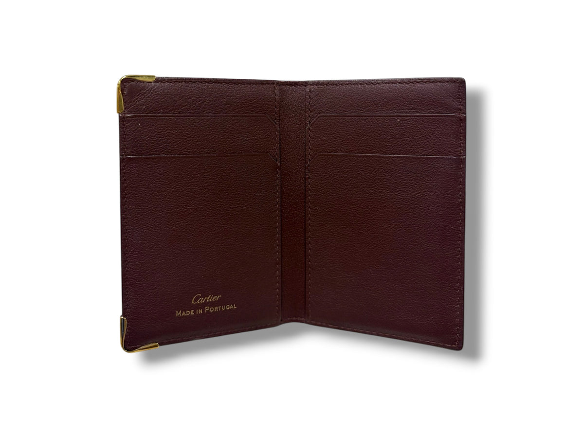 CARTIER CARD CASE L3001574 RANK(A) BURGUNDY
