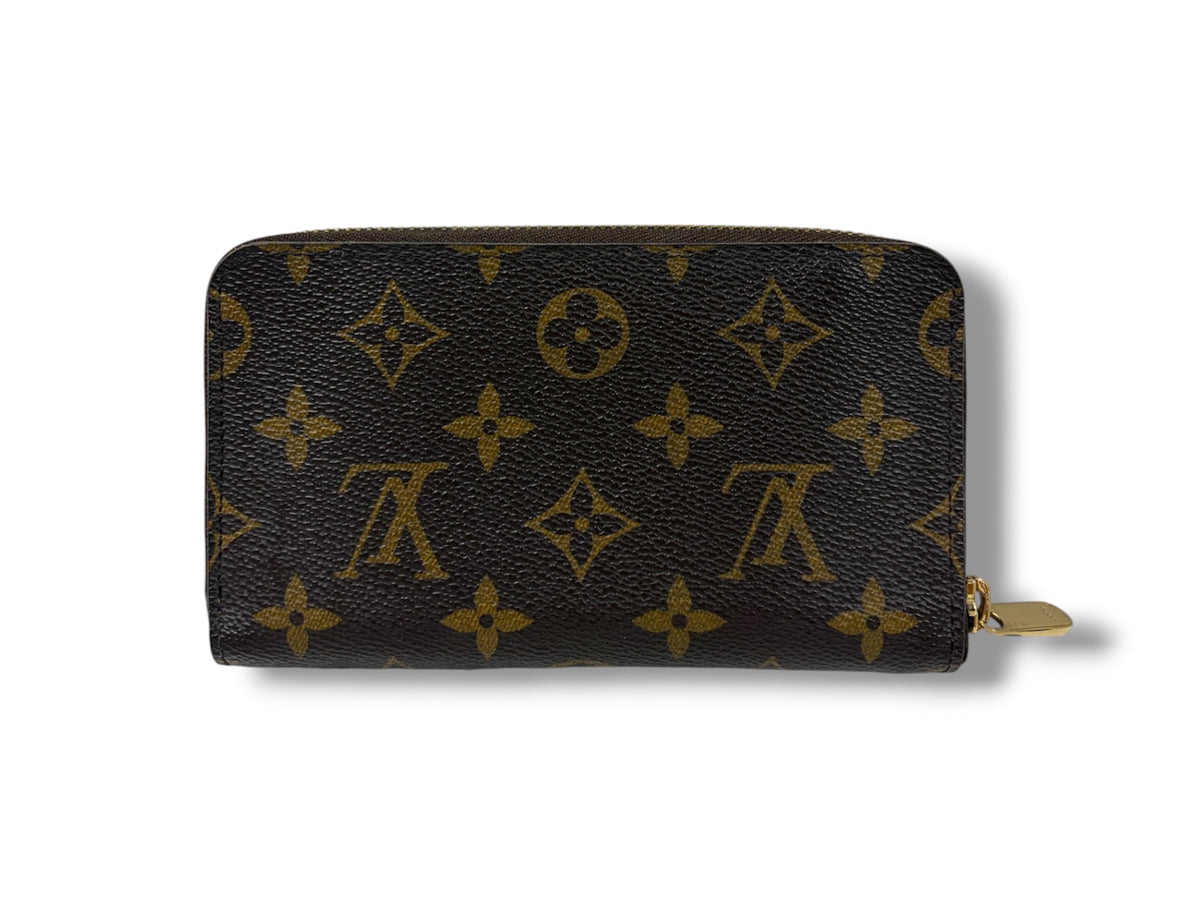 LOUIS VUITTON WALLET MONOGRAM M61440 RANK(AB) BROWN GI4116 ZIPPY COMPACT WALLET