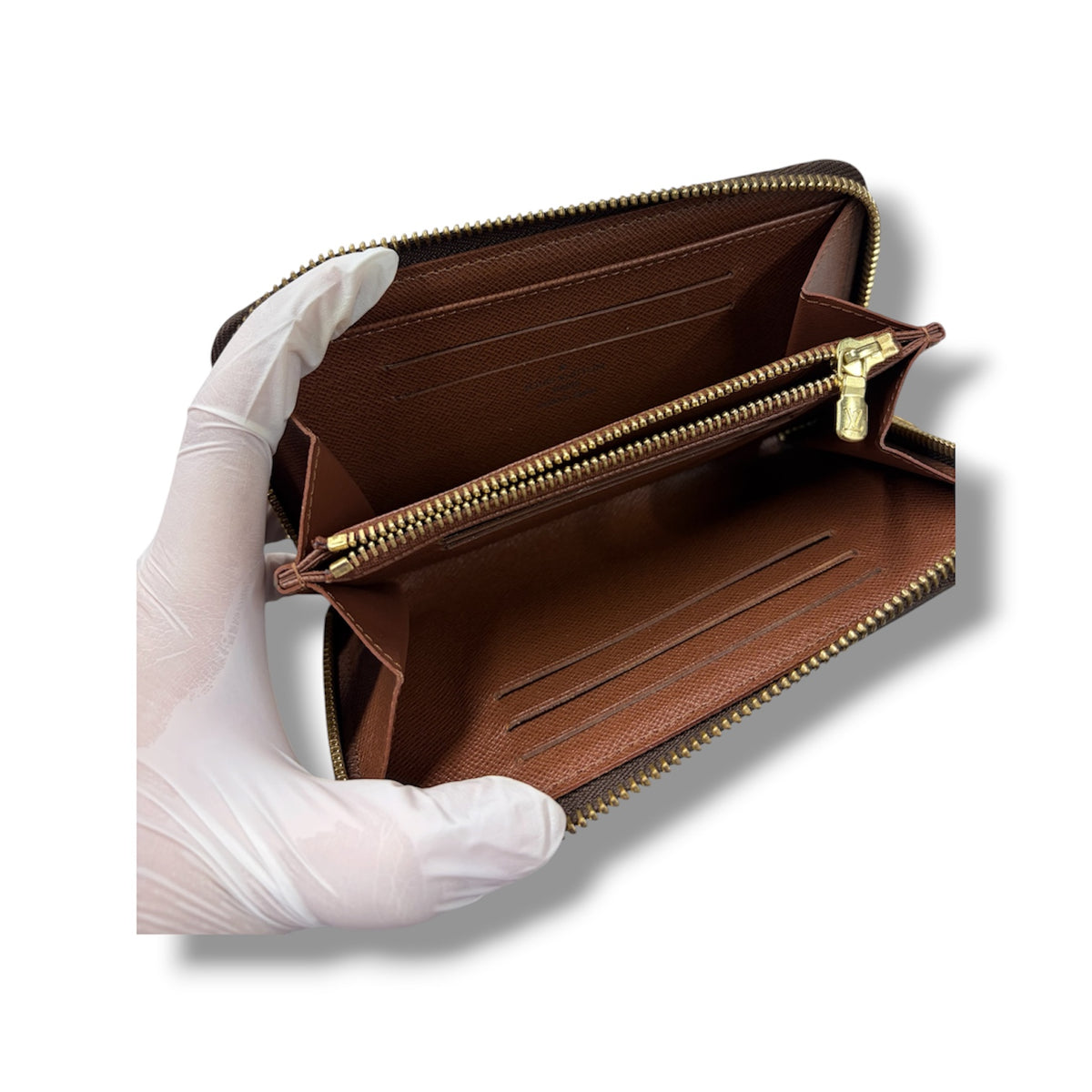 LOUIS VUITTON WALLET MONOGRAM M61440 RANK(AB) BROWN GI4116 ZIPPY COMPACT WALLET