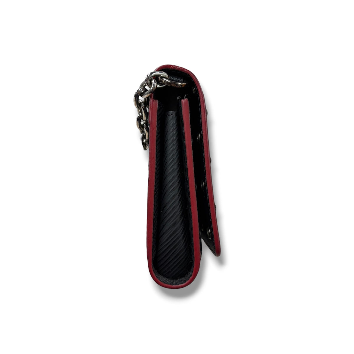 LOUIS VUITTON SHOULDER BAG EPI M62306 RANK(B) BLACK/SILVER/RED SCRATCH/DISCOLOR SP0158