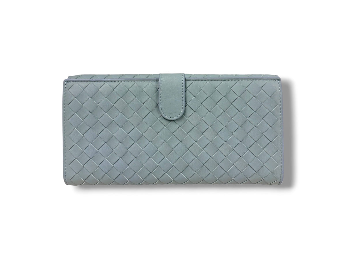 BOTTEGA VENETA LONG WALLET 134075 RANK(AB) GRAY STAIN P00148221D