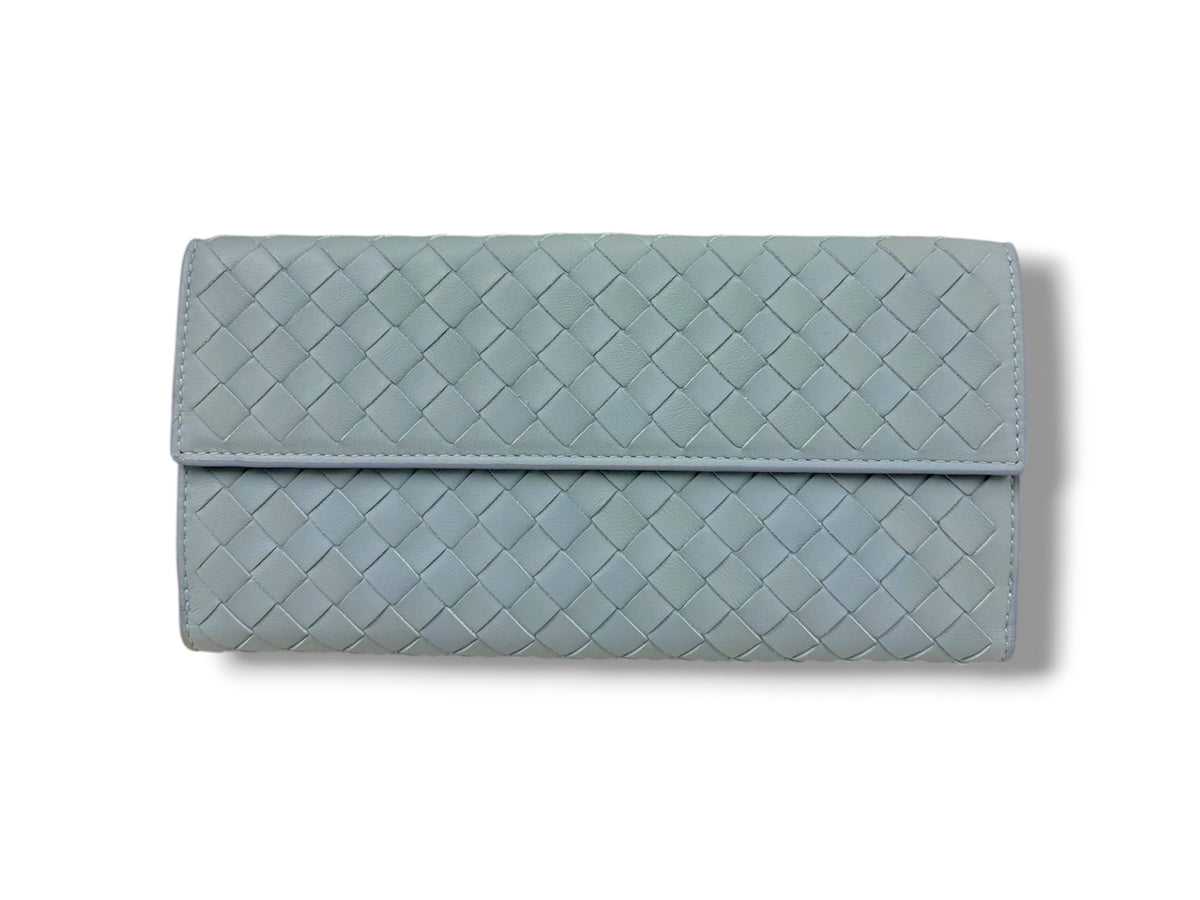 BOTTEGA VENETA LONG WALLET 134075 RANK(AB) GRAY STAIN P00148221D