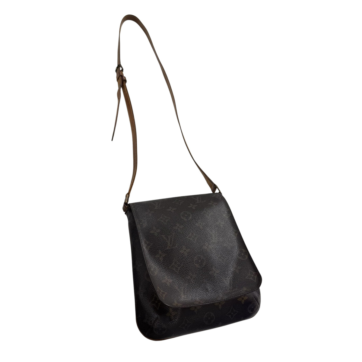 LOUIS VUITTON Shoulder Bag Monogram Brown Musette Salsa LM0084