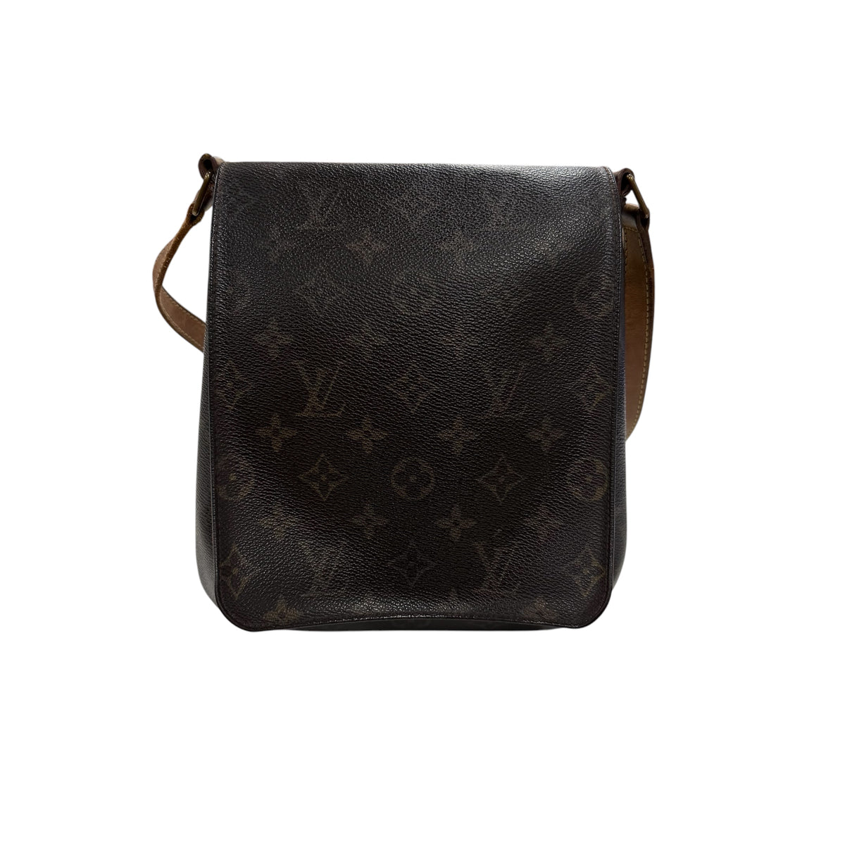 LOUIS VUITTON Shoulder Bag Monogram Brown Musette Salsa LM0084
