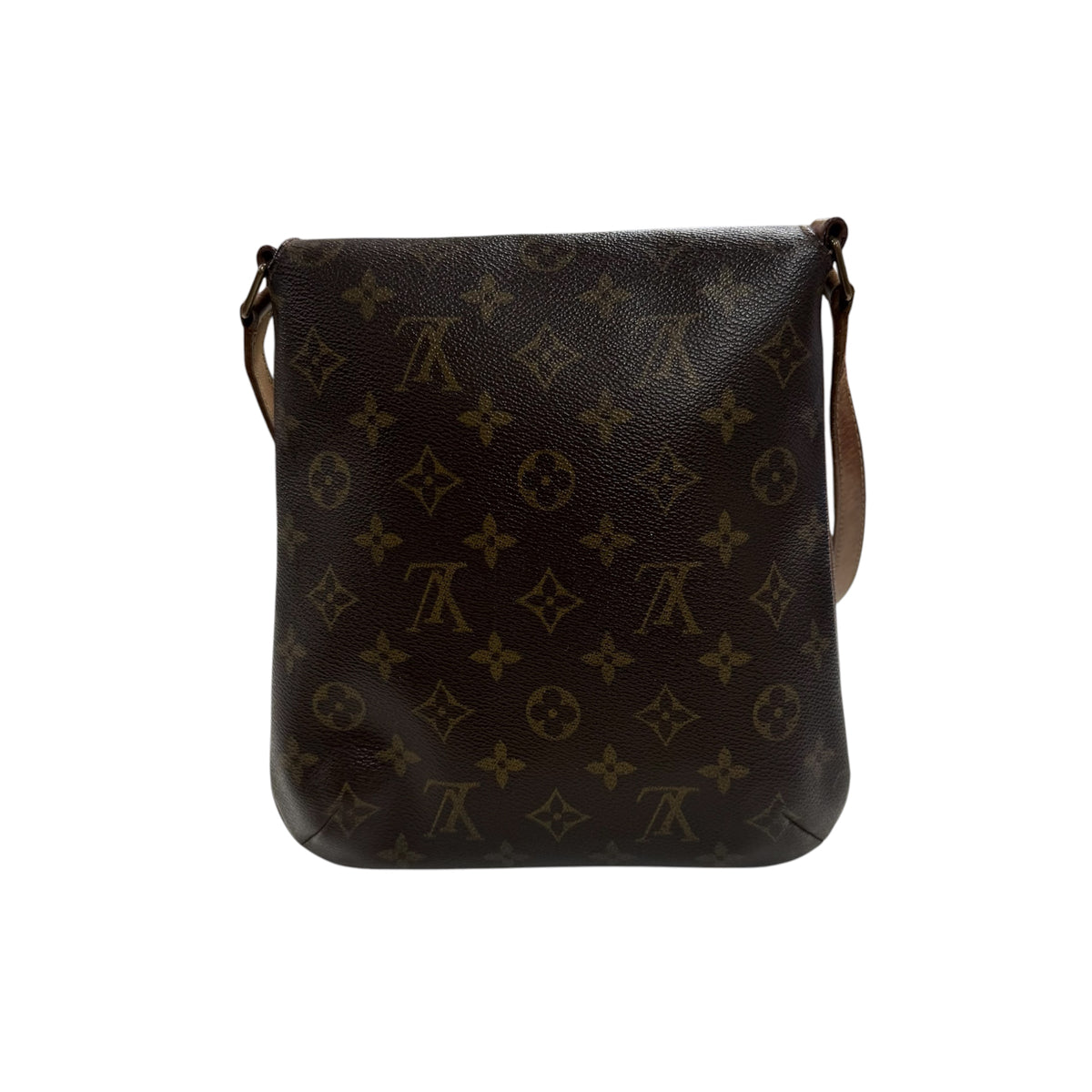 LOUIS VUITTON Shoulder Bag Monogram Brown Musette Salsa LM0084
