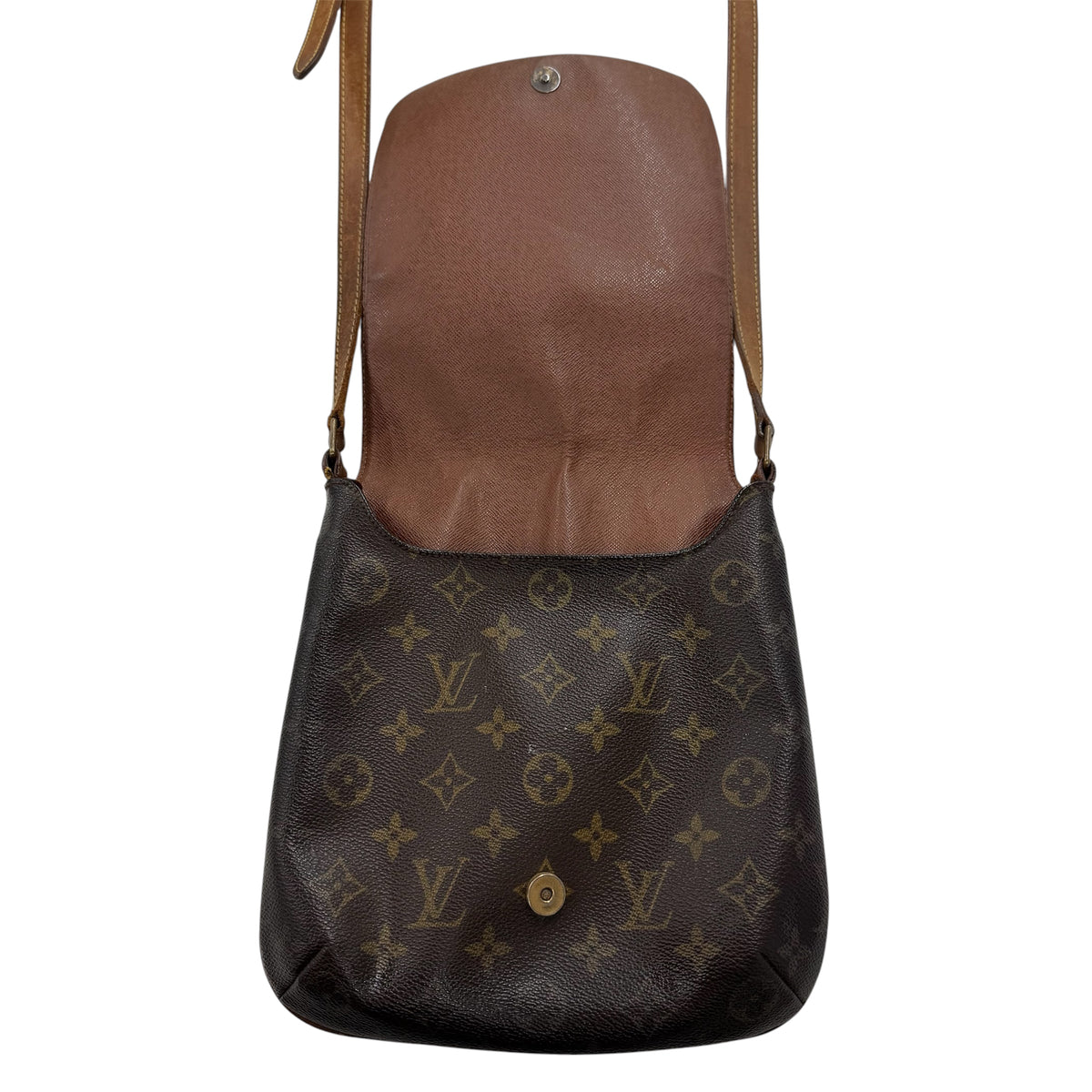 LOUIS VUITTON Shoulder Bag Monogram Brown Musette Salsa LM0084