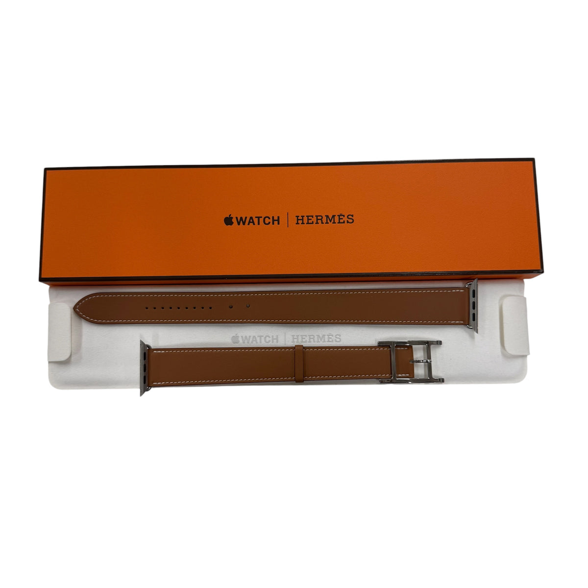 HERMES Apple Watch Strap Brown W FM 310 Hapi