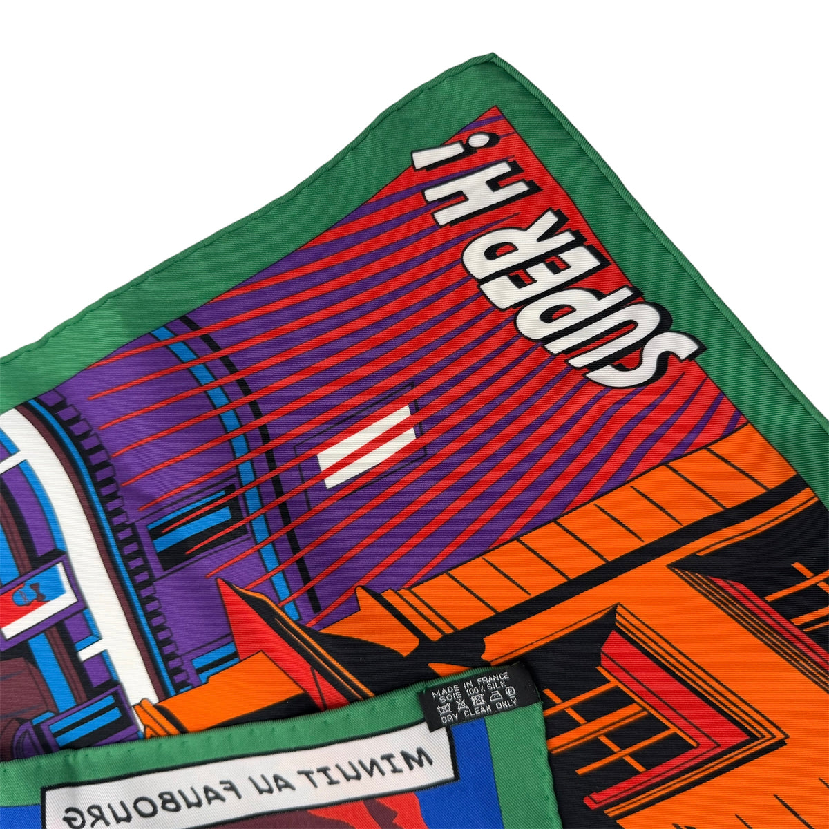 HERMES Scarf Multi Color Minuit au Faubourg Carre 70