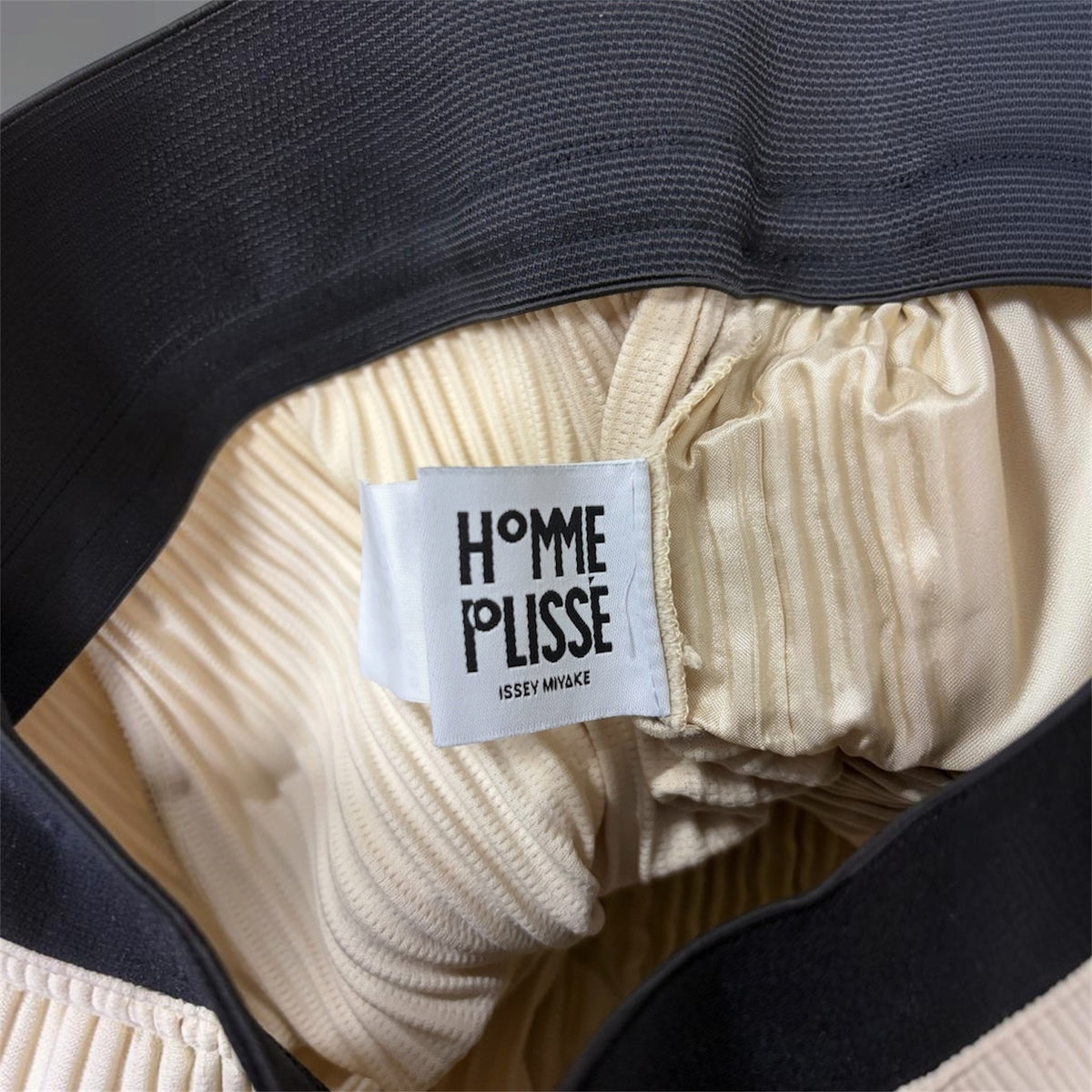 HOMME PLEATS PLEATS Pants Lady's Beige HP86-JF107