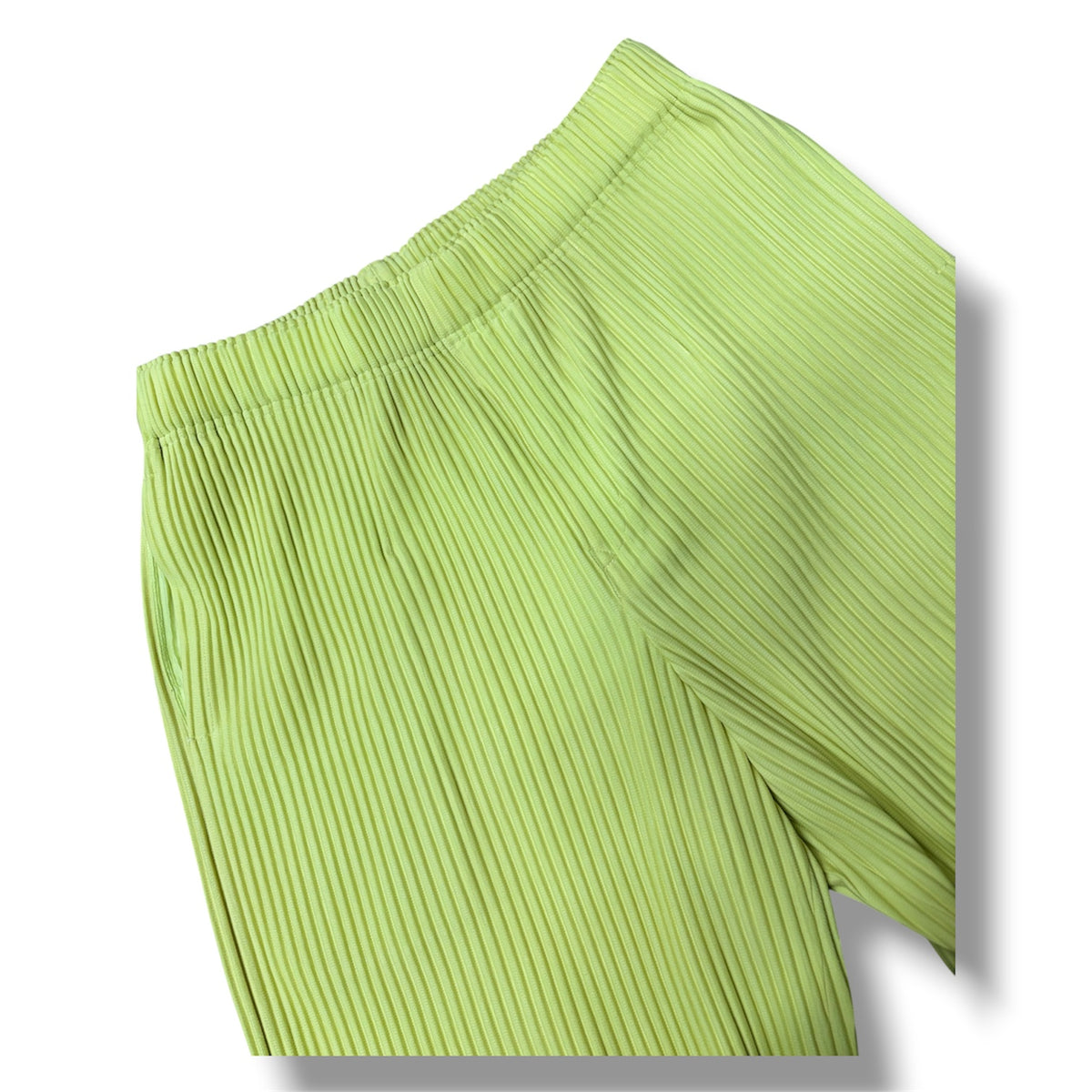HOMME PLISSE ISSEY MIYAKE Pants SIZE unknown Mens Light Green Rank  (B) HP66JF054