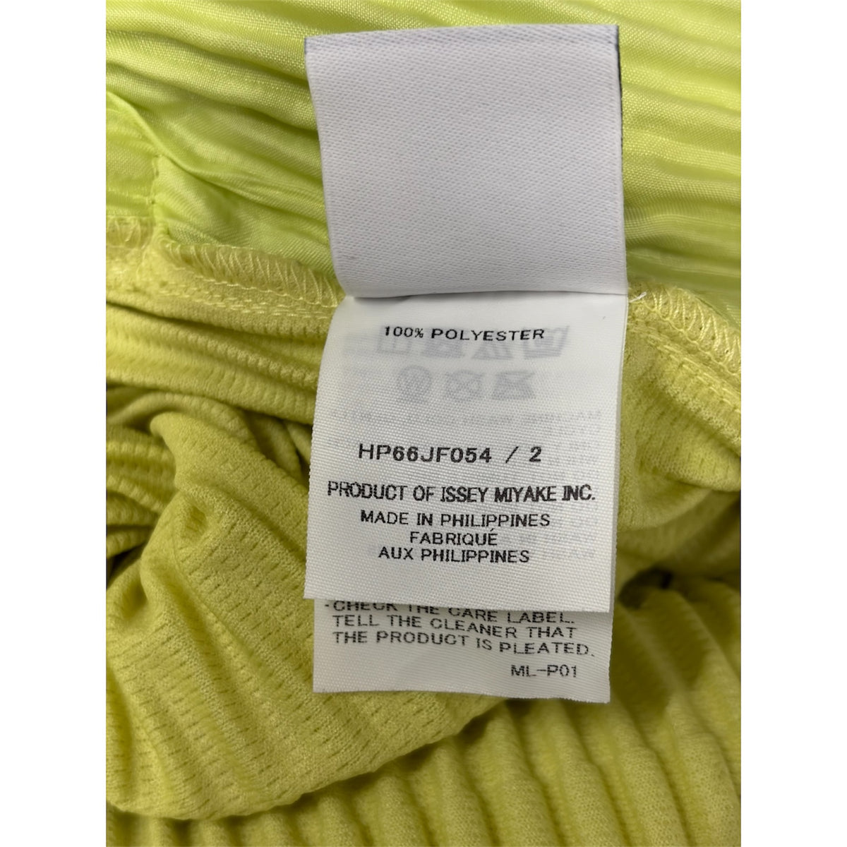 HOMME PLISSE ISSEY MIYAKE Pants SIZE unknown Mens Light Green Rank  (B) HP66JF054