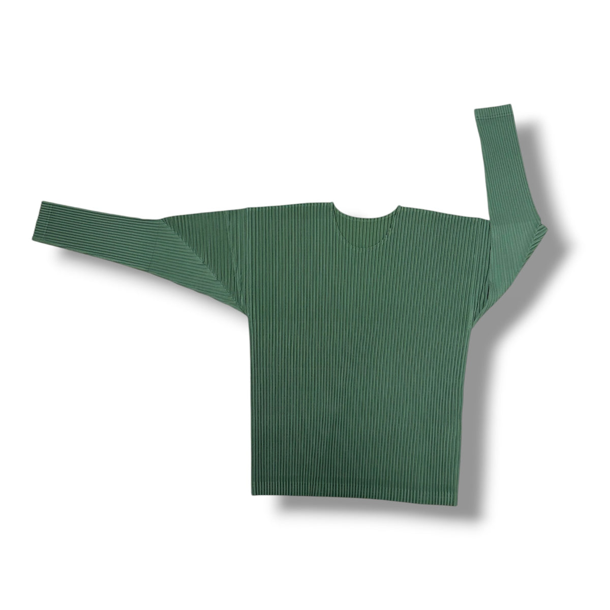 HOMME PLISSE ISSEY MIYAKE Long-sleevad T-shirt SIZE unknown Mens Olive Rank (B) HP66JK131