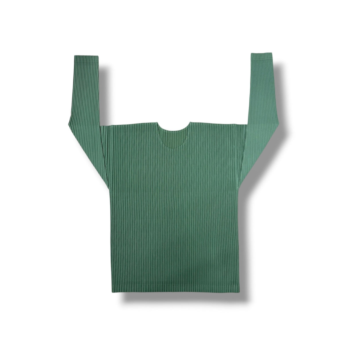 HOMME PLISSE ISSEY MIYAKE Long-sleevad T-shirt SIZE unknown Mens Olive Rank (B) HP66JK131