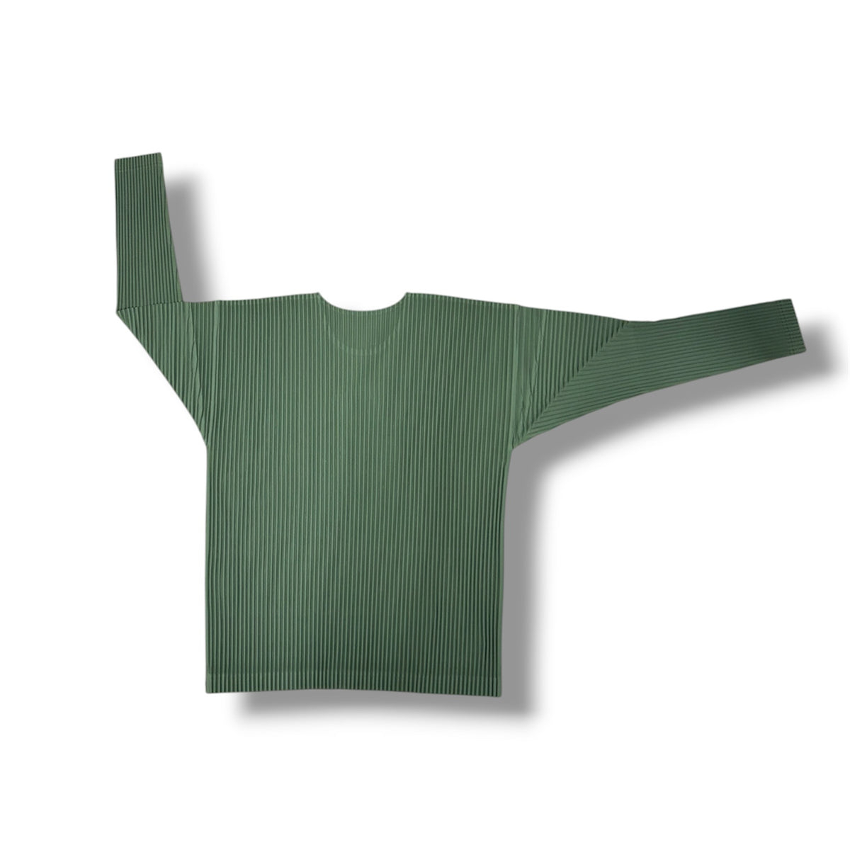 HOMME PLISSE ISSEY MIYAKE Long-sleevad T-shirt SIZE unknown Mens Olive Rank (B) HP66JK131