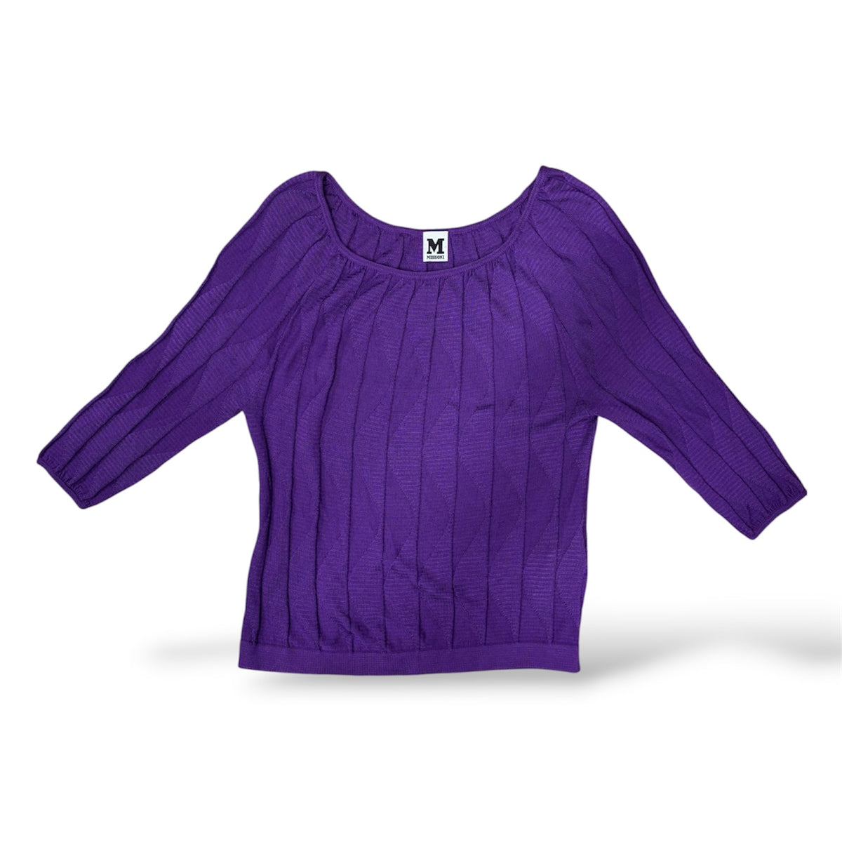 MISSONI Blouse Lady's Purple Rank (B)