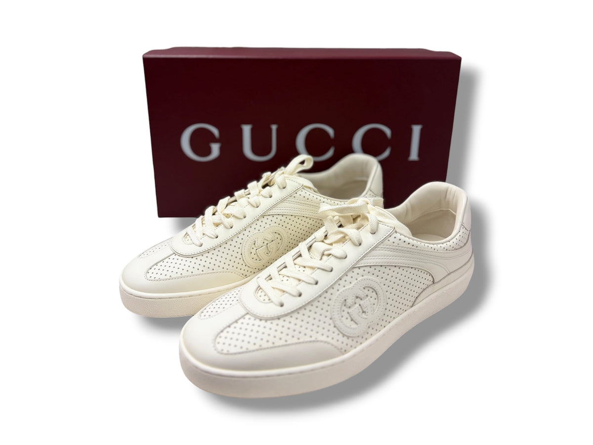 GUCCI Sneaker US 9  795430 G75 Men White Rank AB